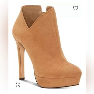 Jessica Simpson Women's Tan High Heel Ankle Boots